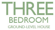 THREE-BEDROOM GROUND-LEVEL HOUSE